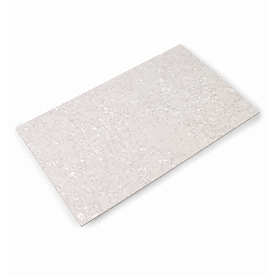 Chapa Placa Branco Perolado Para Construção De Escudo Guitarra Contra Baixo Luthier