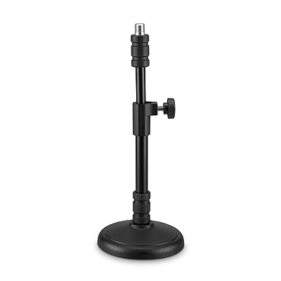 Suporte Pedestal Ajustável Para Microfones Amplificadores Áudio E Instrumentos