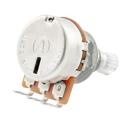 Potenciômetro Alpha Com Center Click Base Pequena Eixo Longo B50K