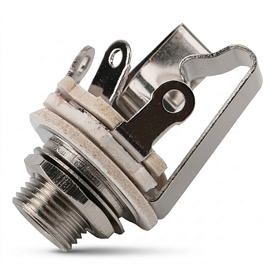 Jack P10 Stereo Estéreo 1/4" Alpha Para Guitarra Contra Baixo