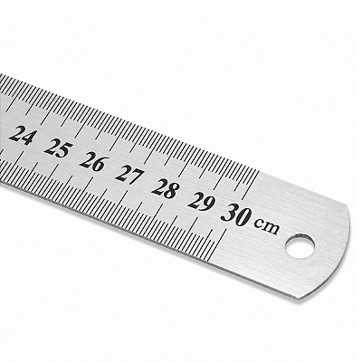 Régua Metálica 30cm para Luthieria e Manutenção de Instrumentos