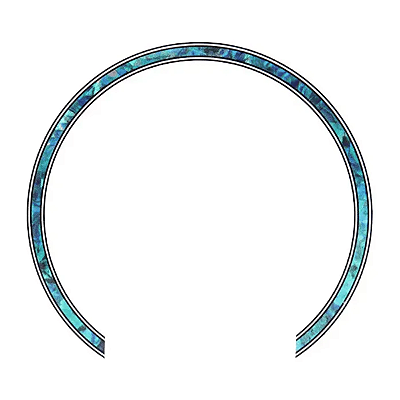 02 Unidades Roseta Mosaico Decalque Efeito Madrepérola Para Violão Nylon Viola 93mm