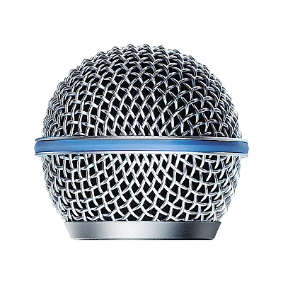 Globo Protetor Cromado Para Reposição De Microfone Padrão Beta 58A