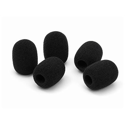 Kit 05 Espumas De Reposição Para Microfone Headset Anti Ruído