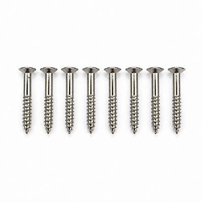 Kit 8 Parafusos Cromados para Moldura de Captador Humbucker