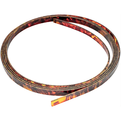 Filete Em Celuloide Tortoise Shell 6mm 1,65 Metros Para Instrumentos de Cordas