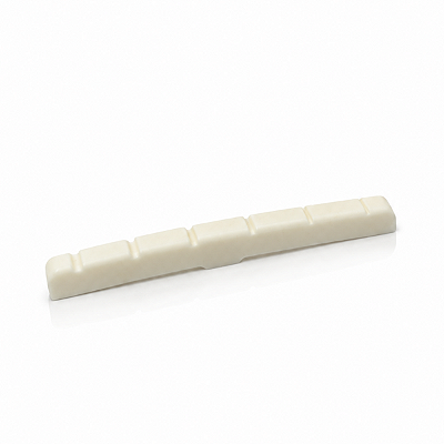 Pestana de Osso Natural Pré-Ranhurada para Guitarra Strato Tele