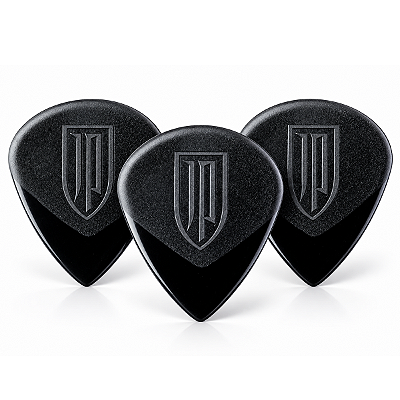 Kit 03 Palhetas Dunlop John Petrucci Jazz III Preta 1,5mm