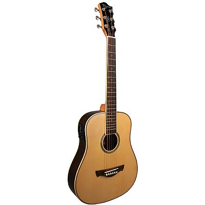 Violão Aço Tagima Elétrico Baby Natural WS 40 Serie Walnut