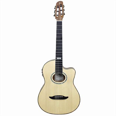 Violão Nylon Flat Giannini Elétrico Natural Performance GNF-3