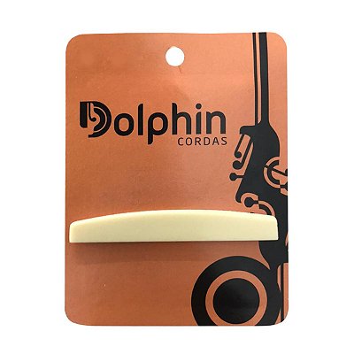 Rastilho Em Abs Marfim Para Violão Aço Dolphin DR250M