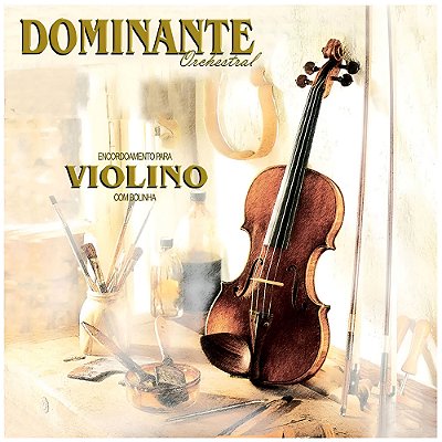 Jogo de Cordas Para Violino 4x4 Dominante Com Bolinha