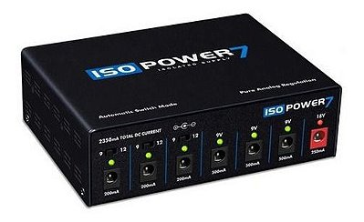 Fonte Isolada Para 7 Pedais 9v 2350ma Isopower 7 Landscape