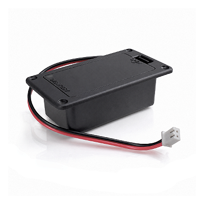 Caixa De Compartimento Bateria 9v Com Conector Baixo Guitarra