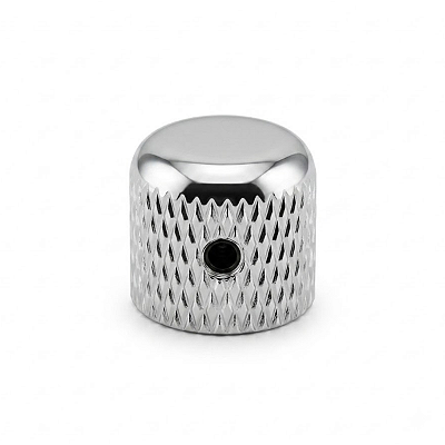 Knob De Metal Para Guitarra Contra Baixo Cromado