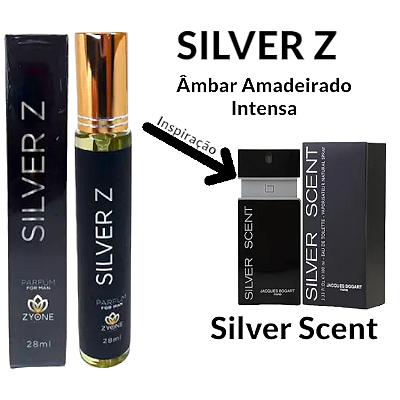 Perfume Masculino Zyone Silver Z 28ml