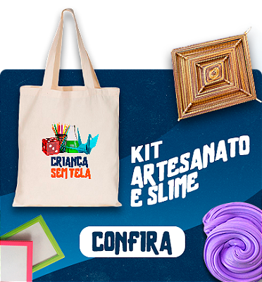 mini banner - Kit 4: Artesanato e Slime (4 a 12 anos)