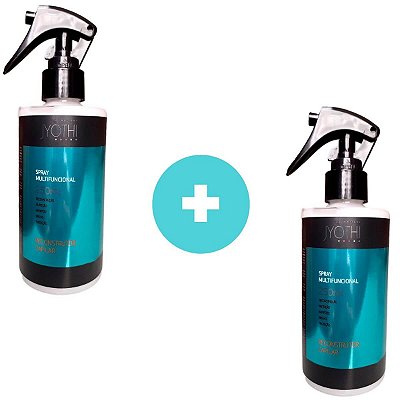 kit 2 Spray Multifuncional Protetor Térmico  250ml - Jyothi Cosméticos