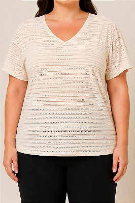 Blusa Listrada Telad