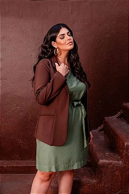 Blazer Bolso Lígia Plus Size