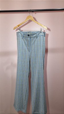 Calça Pantalona Xadrez Plus Size