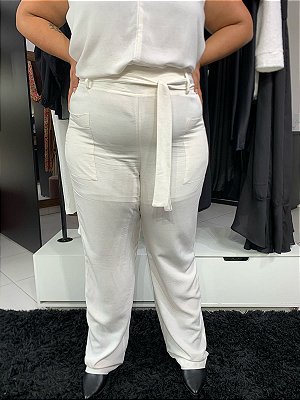 Calça Bolso Frente Mel