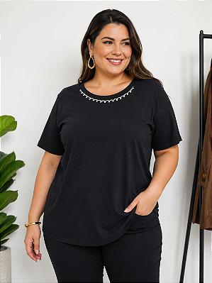 Blusa Aplicação Join Plus Size