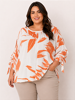 Blusa Laco Manga 7/8 Plus Size