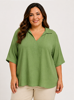 Blusa Gola Unica Plus Size