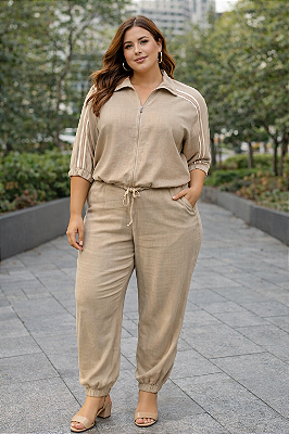 Conjunto Liso Bomber e Calça