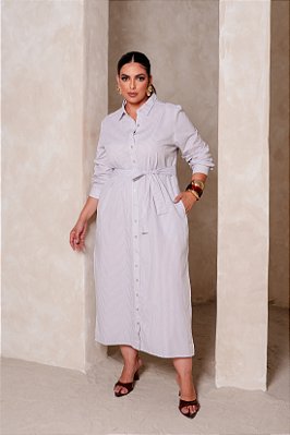 Chemise Listrado Manga Longa