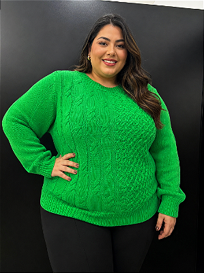 DUPLICADO - Blusa Tricot Plus Size