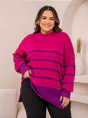 Blusa Tricot Alongada