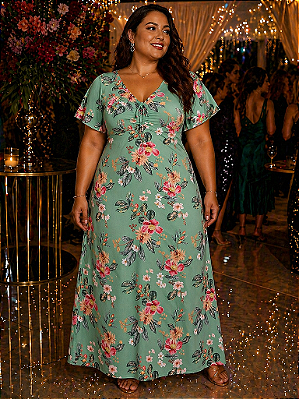 Vestido Lisianthus Plus Size