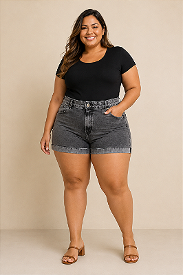 Short Jeans Black