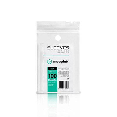 Sleeve - Meeplebr SLIM USA 56x87mm