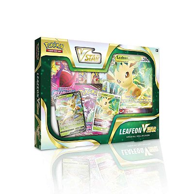 Box de Cartas Pokémon Especial Leafeon V-ASTRO