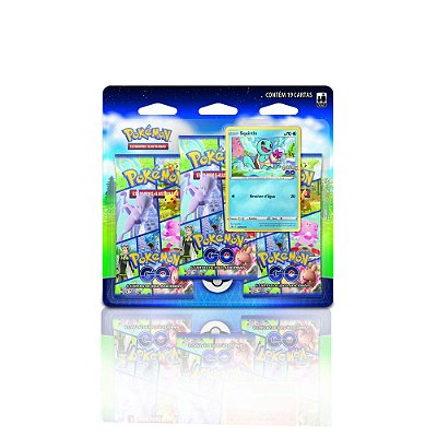 Blister Triple pack Pokémon Go - Squirtle