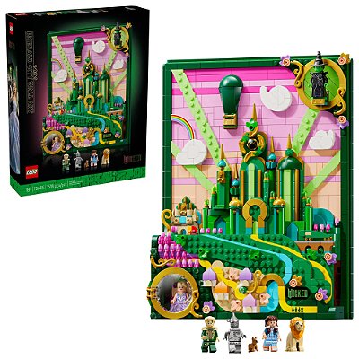 LEGO 75685 Wicked - Arte de parede da Cidade Esmeralda