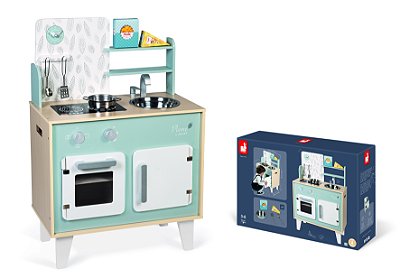 Janod - Cozinha de Madeira Azul - Plume