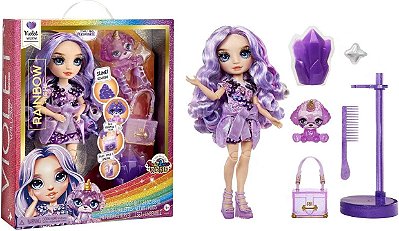 Boneca Classic Rainbow Fashion Doll - Violet (28 cm)