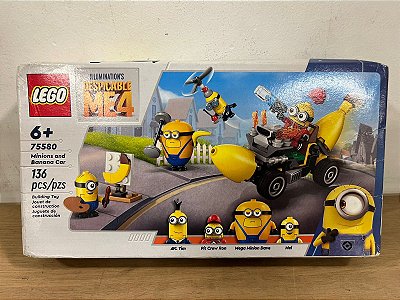 LEGO 75580 Meu Malvado Favorito 4 - Minions e Carro Banana (Caixa Amassada)