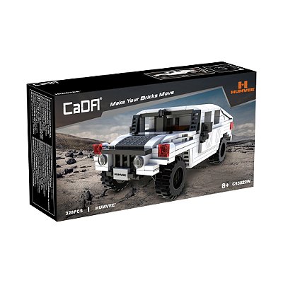 Cada - Blocos De Montar Carro Humvee 1:24 (328 Peças)