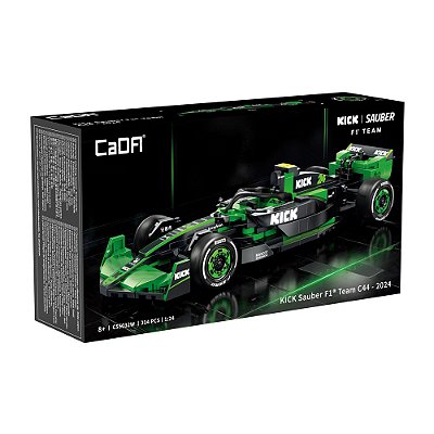 Cada - Blocos De Montar Carro De F1 Equipe Kick Sauber C44 1:24 (314 Peças)
