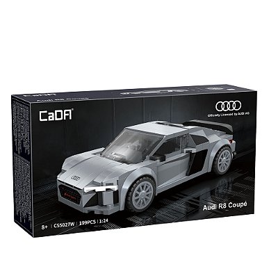 Cada - Blocos De Montar Carro Audi R8 Coupe 1:24 (199 Peças)