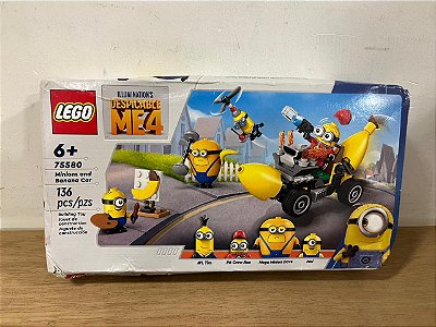 DUPLICADO - LEGO 75580 Meu Malvado Favorito 4 - Minions e Carro Banana (Caixa Amassada)