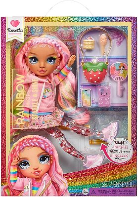 Boneca Rainbow High Sparkle E Shine Fashion Dolls - Rosetta (Pink)