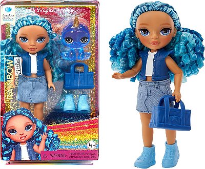 Boneca Rainbow High Littles Dolls - Sapphire (Blue) MGA