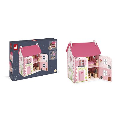 Janod - Casinha de Bonecas de Madeira Mademoiselle