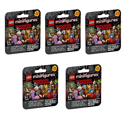 SUPER COMBO (5 Unidades / Caixinhas) LEGO 71047 Minifiguras – Dungeons & Dragons®